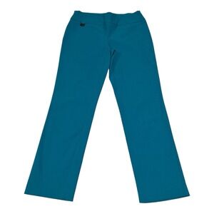 Lisette Pants Women's Size 6 Pull On Ankle‎ Straight Leg Stretch Trousers Blue